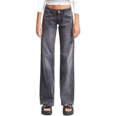 It's Basic - Straight Low Rise Jeans - Stone