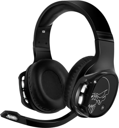 Spirit of Gamer XPERT-H1100 Draadloze Gaming Headset - 7.1 Surround Sound - 12 Uur Batterij - PC PS4 PS5 Xbox Switch - Wireless Gamer Koptelefoon Met Microfoon
