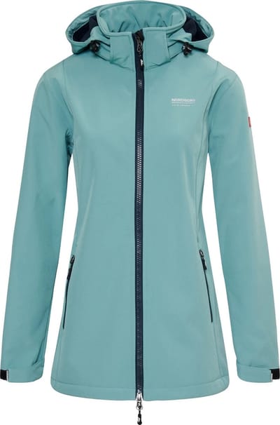 Nordberg Iris Dames Softshell Ls05401-be - Kleur Blauw - Maat S