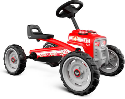 BERG Buzzy PAW Patrol® Marshall Skelter - 2+ jaar - Verstelbare Stoel - Anti-lek EVA banden - Rood