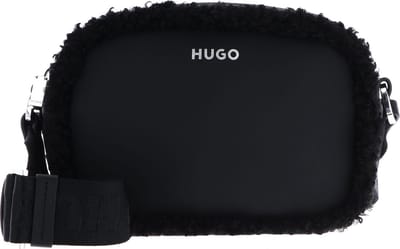 HUGO Schoudertas Bel SM Crossbody FFUR Black Zwart