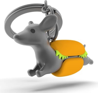 Metalmorphose - Sleutelhanger - Dachshund Hotdog