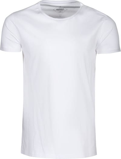 Harvest Twoville Organic Slub U-neck White m