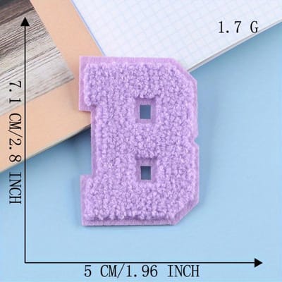 Patch Brodé Lettre Colorée Mode, Transfert Thermique à Coudre sur Vêtements Patch Décoratif