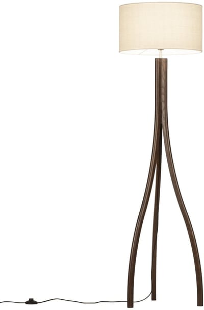 Lumidora Vloerlamp 31404 - ORLANDO - E27 - Bruin - Beige - Hout - ⌀ 45 cm