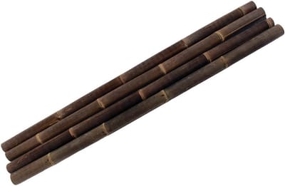 Stevige Zwarte en Bruine Bamboe Buis voor Tuin en Decoratie 300 cm