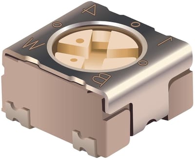 Trimmer Potentiometer - Variabele Weerstand - Elektronische Instelling - SMD Montage - 100k Ohm - null