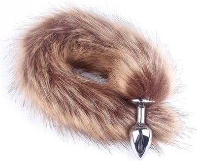 Go Go Gadget - Foxtail - Anale Buttplug - Geschikt voor Mannen en Vrouwen - Vossenstaart - Bruin