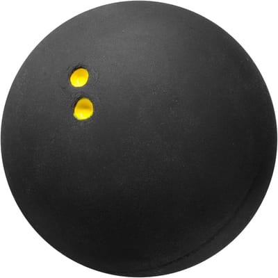 Squash Bal - Trainingsbal Wedstrijdbal - Sporten Oefenen - Hoge Elasticiteit - 4 cm - Zwart