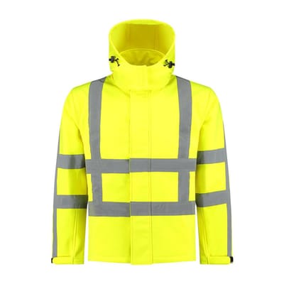 EM Traffic Softshell Jas RWS Geel - Maat XS