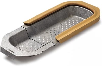BETTY BOSSI bakplaat uitschuifbaar 20-38 cm tot 240°C Metalen gatenstructuur