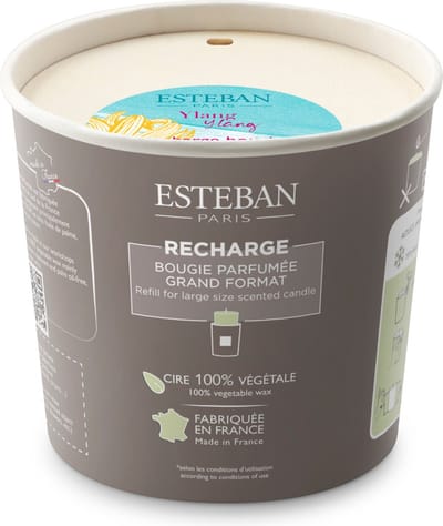 Esteban Classic Ylang Ylang Navulling Geurkaars 450gr