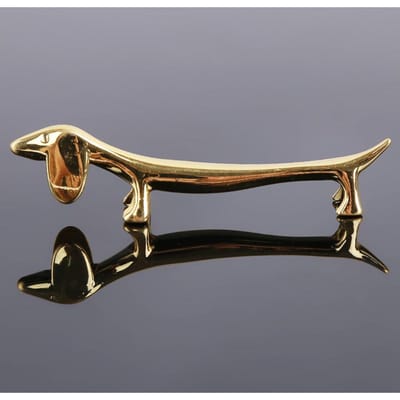 Eetstokjes Tafelgerei Stand Hond Vorm Metalen Eetstokjes Mes Vork Opslag Kussen Rek Lepel Stand Thuis Keuken Accessoires goud