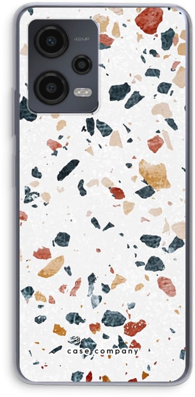 Case Company® - Hoesje geschikt voor Xiaomi Redmi Note 12 hoesje - Terrazzo N°4 - Soft Cover Telefoonhoesje - Bescherming aan alle Kanten en Schermrand