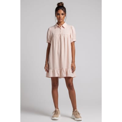 Karl Lagerfeld Linen Short Dress Light Pink Taglia: 38 | Abiti in T-Shirt Outlet | Donna | Rosa
