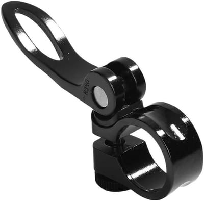 Fietszadelklem - Zadelpenklem - Zadelhoogte Verstellen - Snelle Bevestiging - 254 mm - Zwart