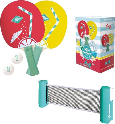 Tafeltennis Set - Net en Batjes - Spel en Plezier - Uittrekbaar Net - Tot 170 cm breed - Meerkleurig