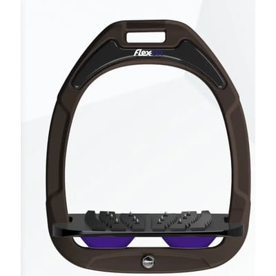 Veiligheidspinsters Plat Ultra Grip Bruin/Zwart/Paarse Flex-On Safe-On