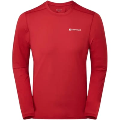 Montane Dart Lite T-shirt Met Lange Mouwen Rood 2XL Man