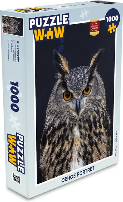 Puzzel Oehoe portret - Legpuzzel - Puzzel 1000 stukjes volwassenen
