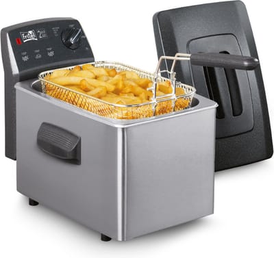 FRITEL Friteuse Turbo SF® 4150 - Frituurpan / Frituurketel - 3L - 2400W - Antistofdeksel - 2 tot 4 Pers. - Koude Zone - Olie + Vast Vet