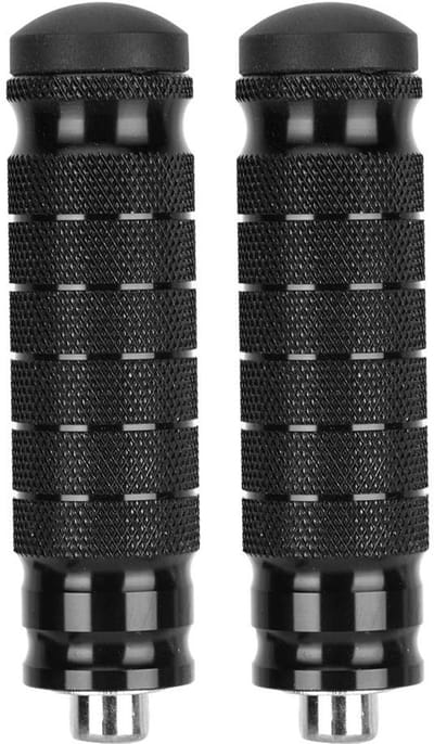 Dailygoods- Voetsteunen Antislip - Voetsteunen Achter - CNC Aluminium - 2 Stuks - M8 Bout - Comfortabel Ontwerp - Motorvoetsteunen