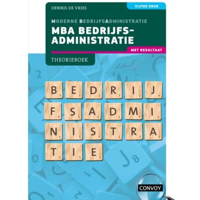 Mba Bedrijfsadministratie Met Resultaat - D. de Vries