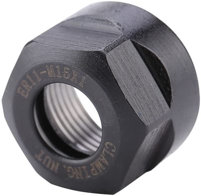 JHUBERS- Zeskantmoeren Dubbele Laag Rubber/Staal - CNC-Draaihouder - Draaivoering - Hoogwaardig - Duurzaam - Professionele Kwaliteit - Spanmoer