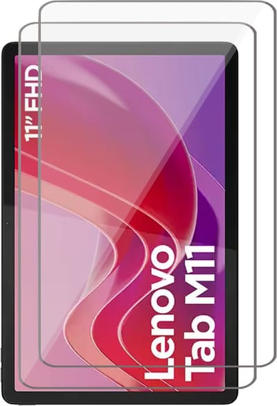 Screenprotector geschikt voor Lenovo Tab M11 - 2x Gehard Glas Screen Protector GlassGuard