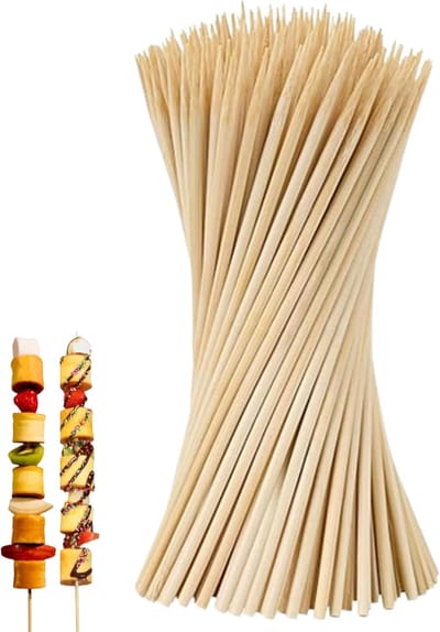 Houten Stokjes - Cocktail Roerstaafjes - Drankjes Mixen - Biologisch Afbreekbaar Materiaal - 25 cm Lengte - Natuurlijk Hout