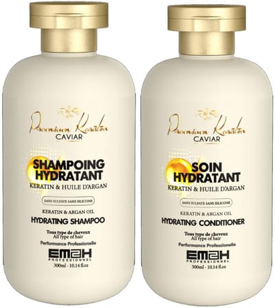 Premium Keratin Caviar Hydra Intense Ritual - Shampoo & Hydraterende verzorging - 2x300ml