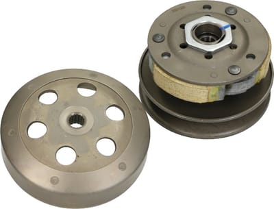 Koppeling / Poulie 107mm Mezoly compleet Minarelli 50cc 2 Takt