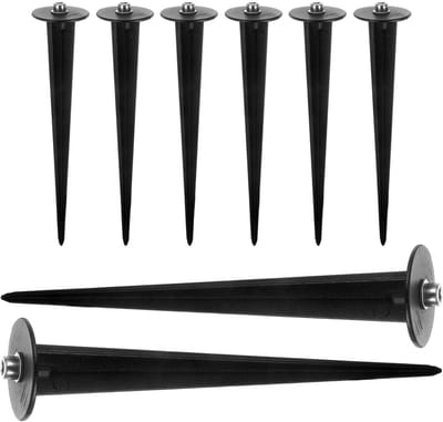 Metalen Grondpennen voor Tuinverlichting - 8 Stuks