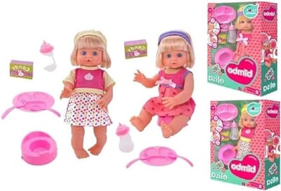 Interactieve Baby Pop - Baby Pop - Voeden en verzorgen - Realistische geluiden - 40 cm - Veelkleurig