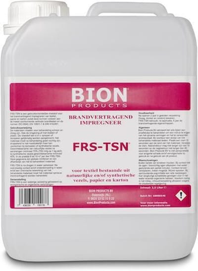 Bion Products Brandvertrager FRS-TSN 2,5 liter - textiel gordijnen impregneren