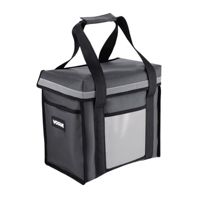 Vogue Geïsoleerde Bezorgtas Bovenlader Grijs 330x230x330mm - Vogue FR227
