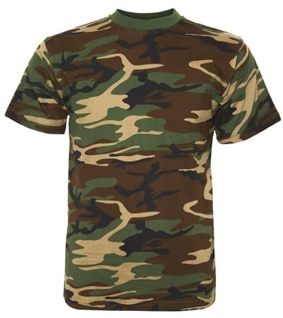 Fostex Garments - T-shirt Fostee camo (kleur: Woodland / maat: XXXS)