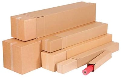 Telescopische Dozen - Lange Kartonnen Dozen - Producten Verpakken - In Lengte Aanpasbaar - 10 x 10 x 80 cm