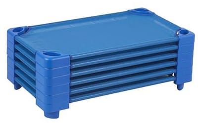 Stapelbaar Peuter Slaapbedje - Perfect voor Kinderopvang en Thuis, Set van 6