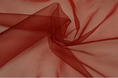 Organza stof - Bordeaux rood - 1 meter - Per meter - 150cm breed