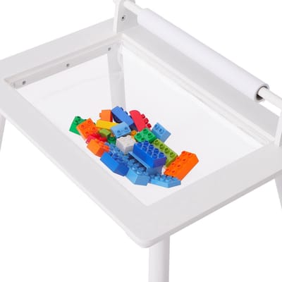 Kindertafel - Wit - Kinderbureau - Deluxe - Tekentafel - Speeltafel