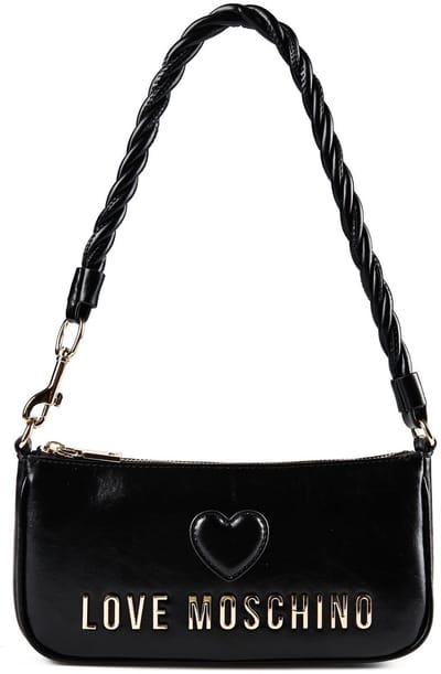 Love Moschino Cipria Schoudertas Leder 25 cm - Dames - nero