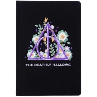 Harry Potter: Deathly Hallows Embroidered Journal - Harry Potter - Insight Editions