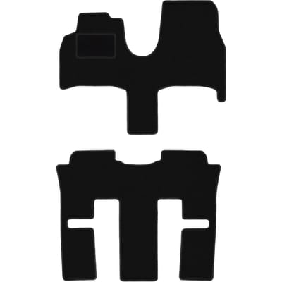 Zwarte veloursmatten voor: Peugeot 807 7-zits (2002-2014)