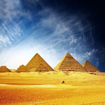 Diamond Painting  Egyptische piramides Landschap  Mozaïek Strass Borduurwerk Muursticker Decoratie cadeau 30X30CM white