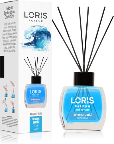 LORIS - Parfum - Geurstokjes - Huisgeur - Huisparfum - Ocean Breeze - 120ml