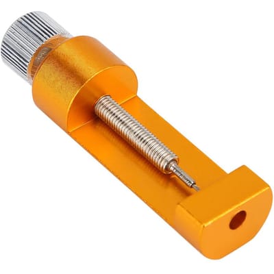 Kit d'outils de réparation pour enlever les maillons de bracelet de montre en métal orange