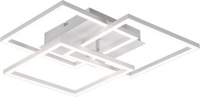 REALITY MOBILE - Plafondlamp - Wit mat - incl. 1x SMD 27W - Afstandsbediening - Geintegreerde dimmer - Zwenkbaar - Traploos instelbare lichtkleur - Nachtlampje - Dimbaar met schakelaar - Niet geschikt voor externe dimmer - Geheugenfunctie