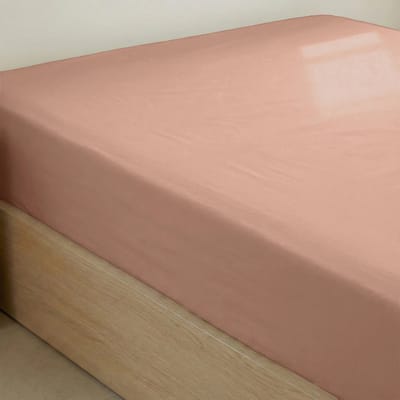 Zelesta Special Cooling Serene Hoeslaken - Terracottaroze 90x200cm