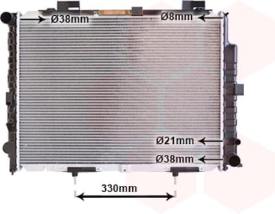 Van Wezel - RADIATOR VOOR MERCEDES BENZ E-CLASS W210 1995-1999 2105003203